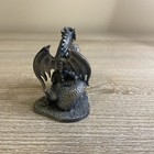 The Dragons Kiss By Roger Gibbons Myth   Magic Pewter Figurine 2 75    X 2 5   