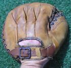 Vintage 1930 s Mw Bill Dickey Catcher s Mitt  Antique Buckle Back Baseball Glove