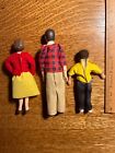 Vintage Dollhouse Man  Woman And Child