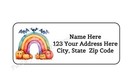 30 Halloween Rainbow Pumpkins Personalized Return Address Labels 1 In X 2 625 In