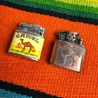 Vintage Camel Cigarette Lighter Lot  2  90s Rjrtc The One And Only Smoke Promo