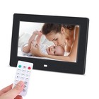 7inch 1024 600hd Digital Photo Picture Frame Alarm Clock Player Album Remote Fit