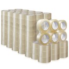 144 Rolls Carton Sealing Clear Packing Tape Box Shipping - 2 Mil 2  X 110 Yards