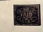 Scott 7lb11  1850 Philadelphia  Pa   Us  Carriers  Stamp On  Cover