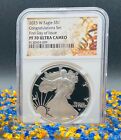 Proof 2023 W  1 Silver Eagle Fdoi Congratulations Set Ngc Pf70 Uc Ebay Rare 