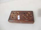 Vintage Carved Wooden Switch Plaque Old Plinth Wood Rose Antique 5 5 x3 