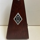 Vintage Wittner Wind Up Metronome Mahogany Wood  Germany Video Is Included