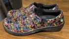 Klogs Footwear Women s 9 5 W Floral Nursing Clogs Slip Resistant Comfort Shoes