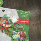 Bucilla Felt Christmas Wreath Finished Holiday Decor