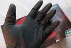 Heavy Duty 8mil Black Nitrile Mechanic Gloves With Textured Grip  100pcs-1000pcs