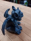 Fido Winged Gargoyle Figurine     Small Gothic Demon Dog Statue