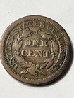 1853 Braided Hair Large Cent Penny Nice Details Free Shipping