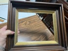 Antique Wood Frame Walnut  13 3 4 X 11 3 4 Center 7 1 2 X 9 3 4  2 1 2    Deep 