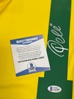 Pele Hand Signed Yellow Authentic Jersey Autographed Bas Authentication