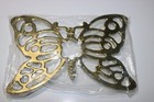 New Brassplated Butterfly Trivet - No Original Box