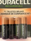 New Duracell 4 Aa Rechargeable Batteries Pack 2500 Mah 1 2v Black