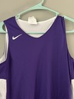 Nike Youth Basketball Reversible Jersey Top Size Large Purple  white Nwt