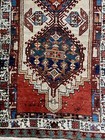 1940   s Dated   Signed Sarab 3 X 10 All Wool Oriental Runner Rug Natural Dyes