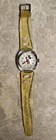 Vintage Bradley Mickey Mouse Wind Up Watch Clear Lucite Acrylic Bubble Swiss 