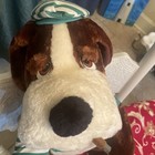 Vintage Dog Plush Smoking Cigar Stuffed Hound Cigarette 1980s Brooklyn Doll Jail