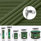 Paracord Rope 750 Lb - 1000ft   500ft   200ft   100ft 5 32  Parachute Cord 4mm 1