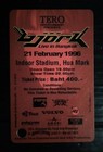 Bjork Vintage 1996 Thailand Concert Ticket Card Mega Rare   
