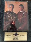 Leonard Nimoy   Mark Leonard Star Trek Hand Signed Rare Autographed W coa Spock
