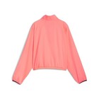 Puma Hypernatural Woven Half Zip Pullover Womens Pink Casual Athletic Outerwear