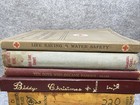 Antique Book Lot 7 Old Decorative Vintage Library Decor Home Staging First Ed