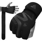 Rdx Hand Wraps Inner Gloves  Fist Protectors With Wrist Support - Black