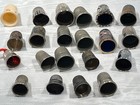 Lot 21 Piece Vintage antique Mixed Brand  Silver Thimbles- 3 Ss