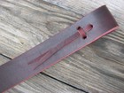 1-3 4  X 6  Leather Latigo Tie Cinch Strap High Quality With Punched Holes 30094
