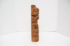 Vintage Beaver Haida Totem Pole Wooden Hand Carved Native 13 25  Northwest Coast