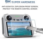 2 Pcs Hd Tempered Film Glass Screen Protector For Dji Mini 3 4 Pro Rc Controller