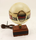 Vintage Adolph Coors Beer Globe Table Lamp With Clock Rare Works