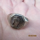 Rare Original Ww2 Us Army Waac Officers   Wac Enlisted Woman Ring Athena Center