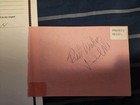 Frankie Valli Four Seasons Signed Autograph Album Page Early Epperson Real Loa