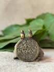 Old Ancient Fine Brass Solid Holy Hand Writing Islamic Lucky Amulet Pendent 