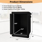 2pcs Insulated Food Pan Carrier Lightweight Front Loading Food Warmer Cooler