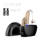 Rechargeable Hearing Aids For Seniors - Noise Cancelling  Behind-the-ear  25h Ba