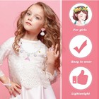 Jewelry Set For Girls Necklace Bracelet Earring Ring Mermaid Necklace    