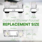 4 Inch Rv Camper Shower Faucet Valve Diverter With Hot Cold Knobs Chrome
