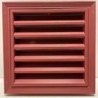 Red Barn Gable Vent Square 12   x12    J-block Vinyl Siding Accessories  124