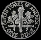 Silver 1992-s Roosevelt Dime -exquisite Flawless  Choice Gem Cameo Proof Scarce