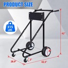 Heavy Duty Outboard Boat Motor Stand Carrier Cart Dolly Trolley Transport Stand