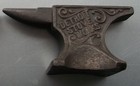 Miniature Detroit Stove Works Blacksmith Anvil Advertising Paperweight
