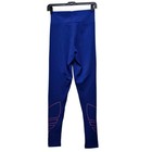 Adidas Originals Lrg Logo Tights Royal Blue Pink Trefoil Logo Women s Size S
