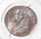 Pcgs Ms64bn 1794 Great Britain Middlesex Lackington s Conder Token 1 2p
