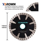 Concave Curved Diamond Bladesaw Granite Marble Concrete Sink Curved Cutting Disc