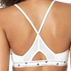 Adidas Women s Powerreact Training Light Support Sports Bra White Size Lac